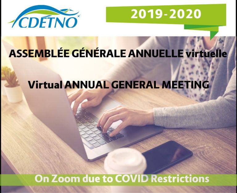 Assemblée générale annuelle du CDÉTNO