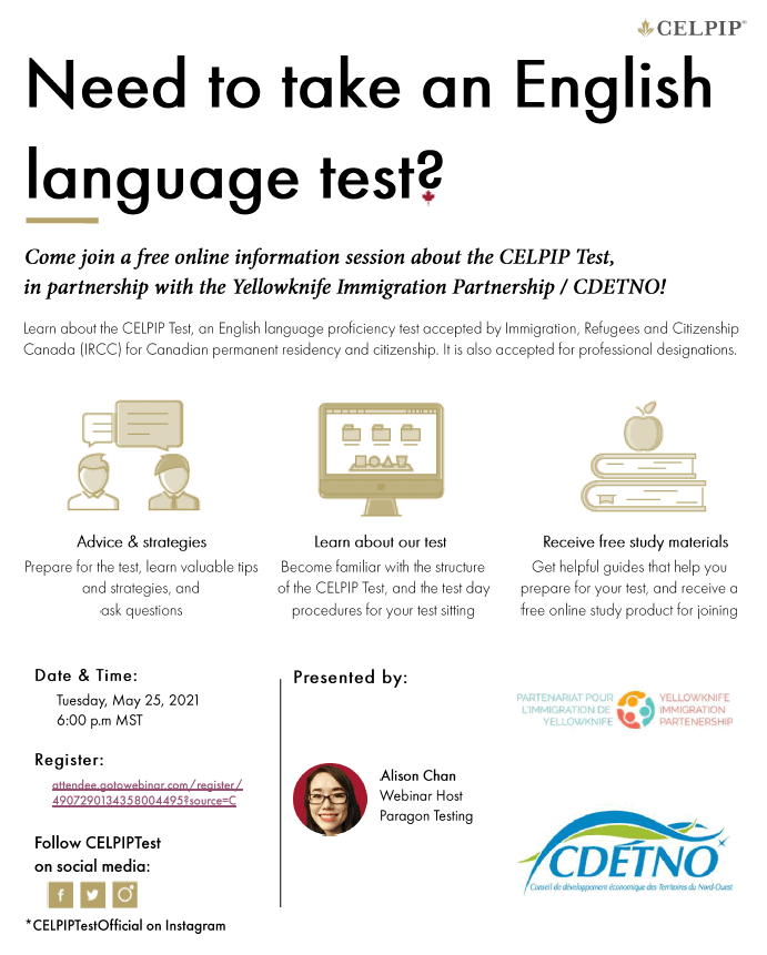 Webinar – CELPIP English language test