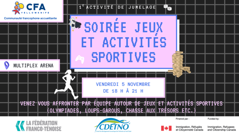 Soirée jeux et activités sportives