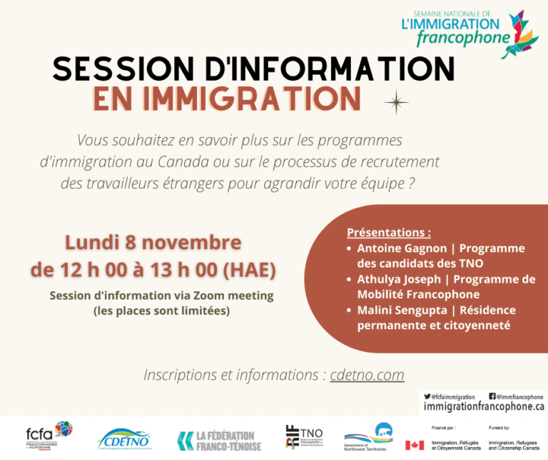 Session d’information en immigration