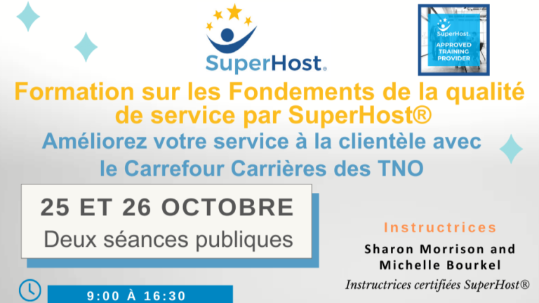 Formation sur les Fondements de la qualité de service en octobre